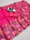 MG 333 Linen Digital Print Saree Wholesale Clothing Suppliers in India